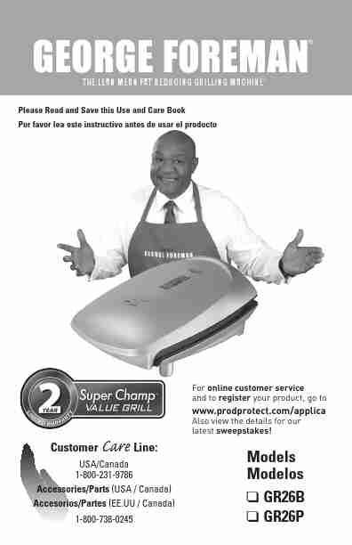 George Foreman Kitchen Grill GR26P-page_pdf